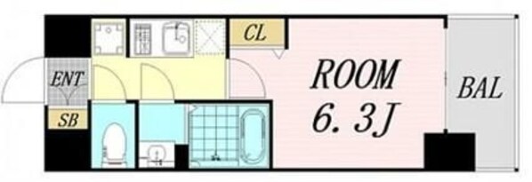 淡路駅 徒歩4分 2階の物件間取画像